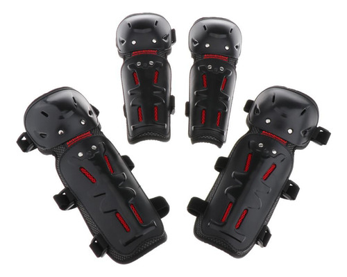 Rodilleras Motocicleta 4pcs Adultos Aleación Atv Motocross