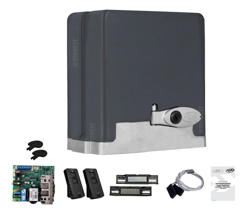 Kit Motor Portão Eletrônico Ppa Dz Stark 650 1/3 Jetflex