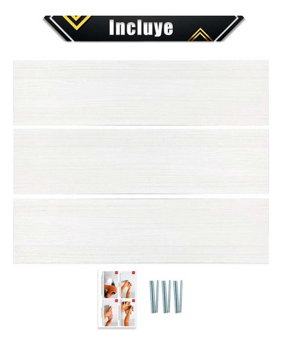Imagen 8 de 10 de 3 Repisas Flotantes Modernas Minimalistas Melamina 80x20 Cm