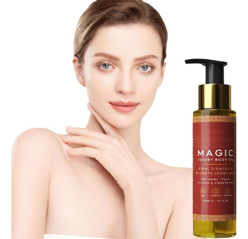 Aceite Corporal Mágico, Rellena, Tensa, Reafirma E Hidrata