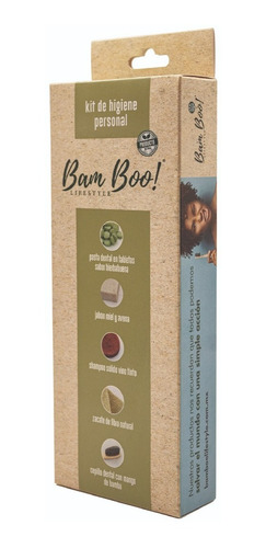 Imagen 8 de 9 de Kit De Higiene Natural Y Limpieza Personal Bam Boo!