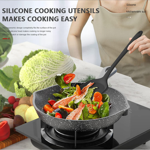 Set De Utensilios De Cocina De Silicona Resistente Al Calor