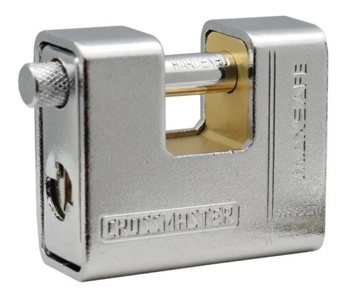 Imagen 1 de 1 de Candado De Bronce Blindado Perno Horizontal 60mm Crossmaster