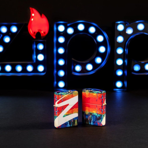 Imagen 2 de 10 de Encendedor Zippo Modelo 49682 Dippy Z Design Garantia.