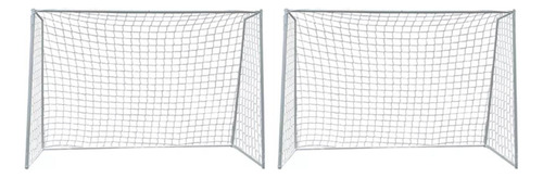 Pack 2 Arcos Futbol Metalico Con Red 300x200 Cm