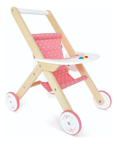 Carriola De Madera Hape Material Resistente Bebe Niñas