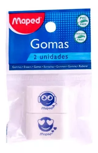 Goma De Borrar Maped Essentials Soft Color 112921 Pack X 10u