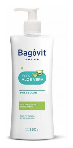 Gel Post Solar Bagovit C/ Aloe Vera 80% 350gr Super Oferta 