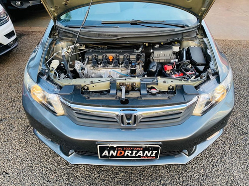 Honda Civic Sedan Lxs 1.8 Cinza 2014