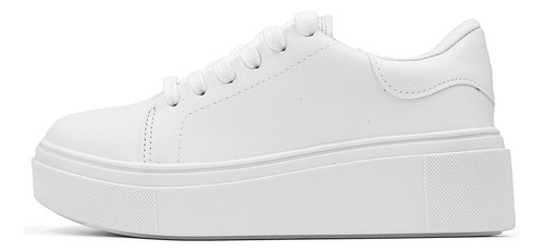 Zapatillas Mujer Toda Blanca Importada Vizzano Confort Vera