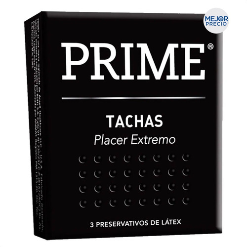 Imagen 1 de 3 de Preservativo Prime Tachas Caja X3 - Mejor Precio