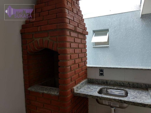 Cobertura Com 2 Dormitórios À Venda, 58 M² Por R$ 401.520,00 - Vila Pires - Santo André/sp - Co0408