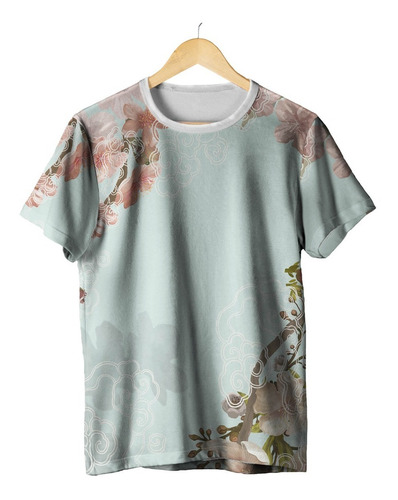 Camiseta Arte Color Yakuza Oriental Tropical Cult Abstract