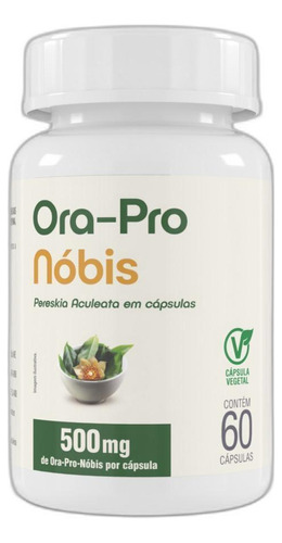 Ora Pro Nobis 500mg 60 Cps - Apisnutri