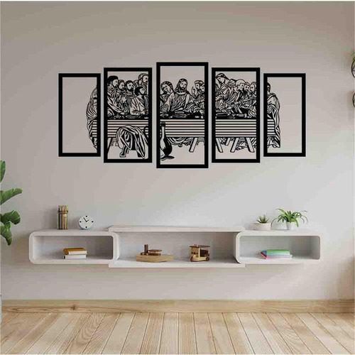 Quadro Decorativo Santa Ceia Vazado - Mdf 3mm 003