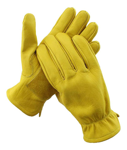 Moto Motocross Guantes De Material Cuero Genuinos S-xxl M M