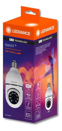 Lampara Led Con Camara De Seguridad Wifi Base E27 Blanco Frío