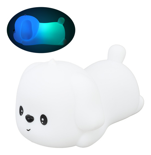 Puppy Night Led, Bonito Perro, Abdominales, Silicona, Recarg