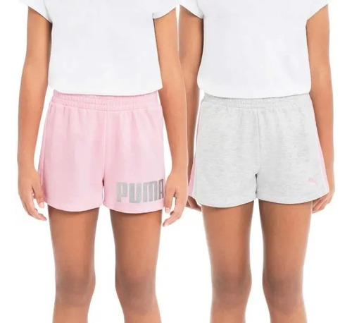 Shorts Para Niña Puma X2 - Original Importada