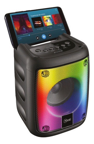 Parlante Flaming Square Tws Bluetooth Fm Usb / Mlab - 9290