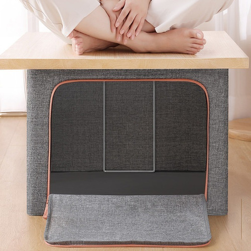 Caja Canasto Organizador De Tela Plegable 66l C Visor - Lima
