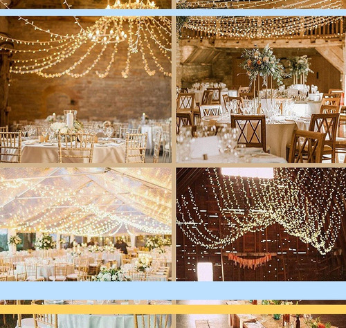 Imagen 6 de 9 de Tira De Luces Led Decoración Eventos Luz Calida Crazy
