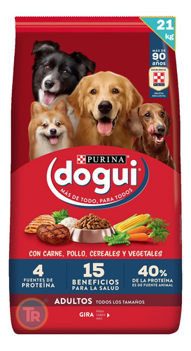 Racion Perro Dogui Carne,cereales & Leche + Obsequio