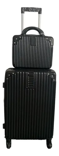 Mala Blacklions Bloguerinha Paris com design listrado preto