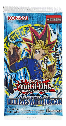 Yu-gi-oh Dragón Blanco De Ojos Azules Sobre Español