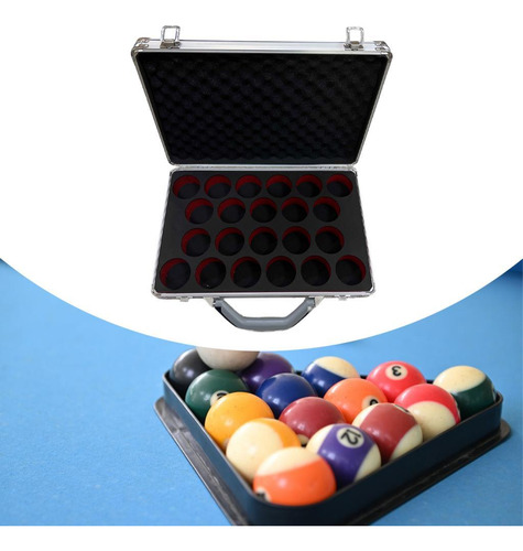 Caja De Almacenamiento De Bolas De Billar, Soporte Para 22