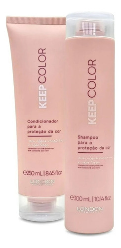  Shampoo 300ml + Condicionador 250ml Keep Color London