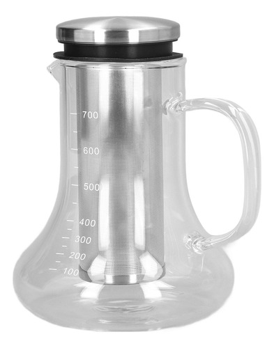 Cafetera Portátil De Vidrio Borosilicato De 700 Ml Para Cerv