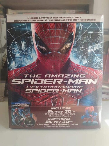 The Amazing Spiderman Set Blu-ray 3d + 2 Blu-ray + Dvd