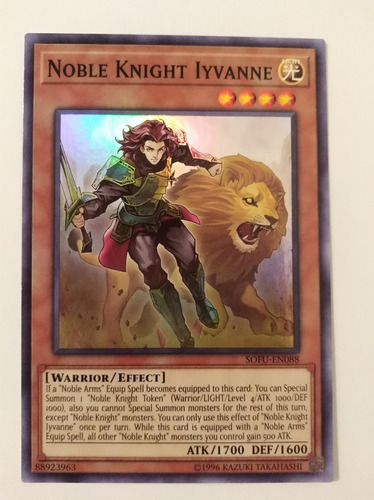 Noble Knight Iyvanne - Super Rare    Sofu