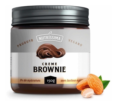 Pasta De Castanha Creme Brownie Vegano 150g Nutríssima