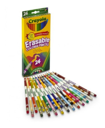 24 Colores Borrables Crayola Xtreme C