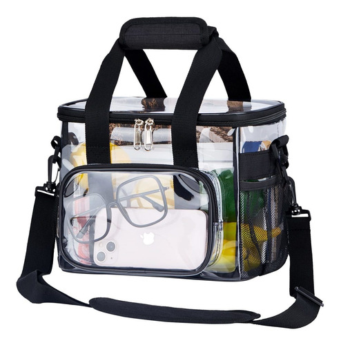 Uease Bolsa Almuerzo Transparente Para 12 Lata Correa Ajuste
