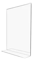Comprar Porta Menu Tamaño Carta Vertical (22x28 Cms) En Acrilico 3mm