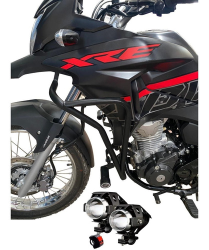 Protetor De Carenagem Xre 190 Honda C/ Farol Milha Led 21094