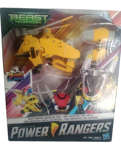 Zord Convertible Bestia Helicoptero Power Rangers Hasbro