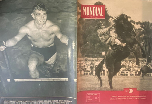 Mundial N° 384 La Batalla Del Río De La Plata 1957  Ex04