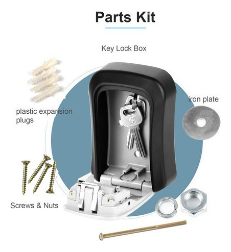 Caja De Seguridad Con Combinación De Llave Externa I
