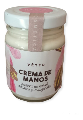 Crema De Manos Natural Karité Sándalo Manzanilla 90 Grs