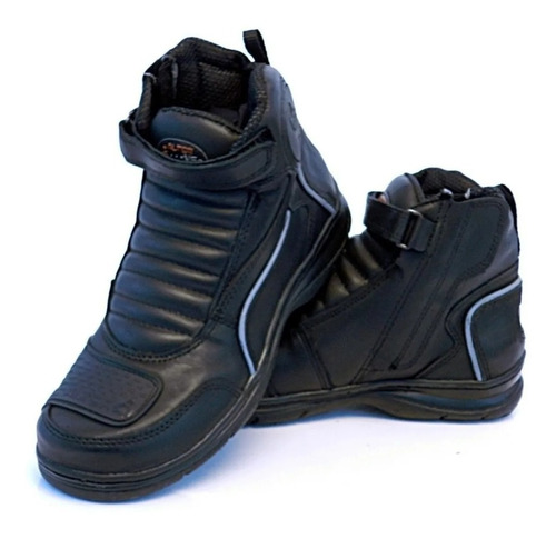 Botas Cortas Para Moto De Cuero Alter Neo C/proteccion 