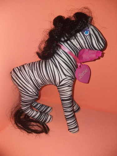 Barbie Animal Opción, Zebra Zizi, Fuera De Caja, Año 1988 (Usado)