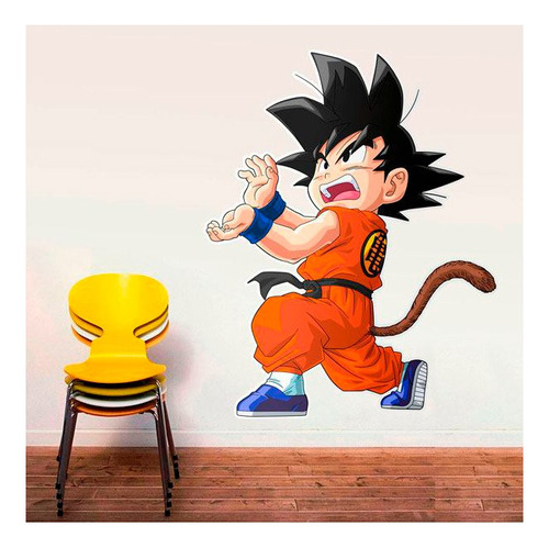 Vinilo Adhesivo Decorativo Pared Dragon Ball 97cm Full Color