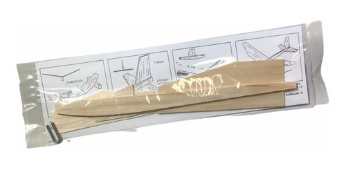 Imagen 7 de 8 de Avión Madera Balsa Dedalo Para Armar Modelo Escolar La Plata