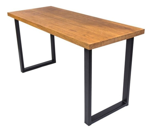 Mesa Hierro Y Madera Comedor/escritorio.