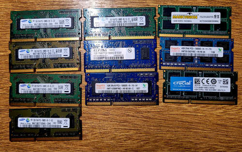 Memorias Ram Ddr3 Sodimm De 2gb Y 4gb