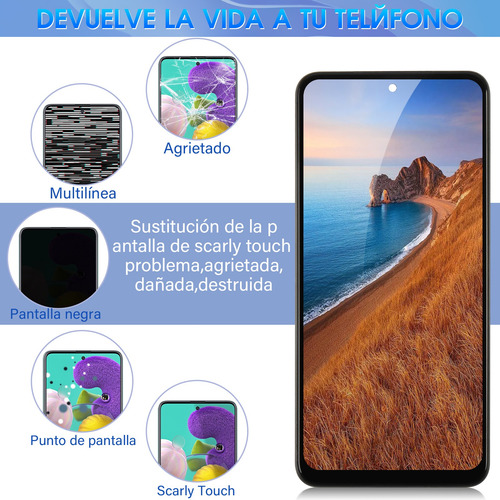Pantalla Táctil Lcd Para Redmi Note 10s/note 10 4g Con Marco